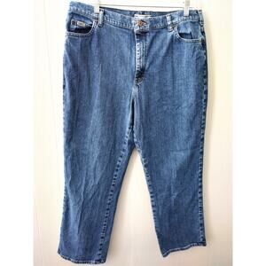 Lees Women Blue Relax Fit Straight Leg 5 Pockets Jeans